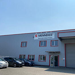 Produktionsgebäude der MENNEKES Elektrotechnik GmbH & Co. KG in Frankreich