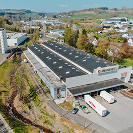 Das Logistikzentrum von MENNEKES am Standort Welschen Ennest