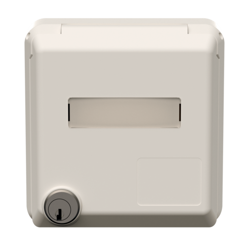 Cepex-Anbausteckdose, perlweiß 4172