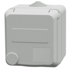 MENNEKES Socle de prise de courant mural Cepex, gris clair 4803