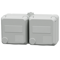 MENNEKES  Presa duplex Cepex, grigio chiaro 4402