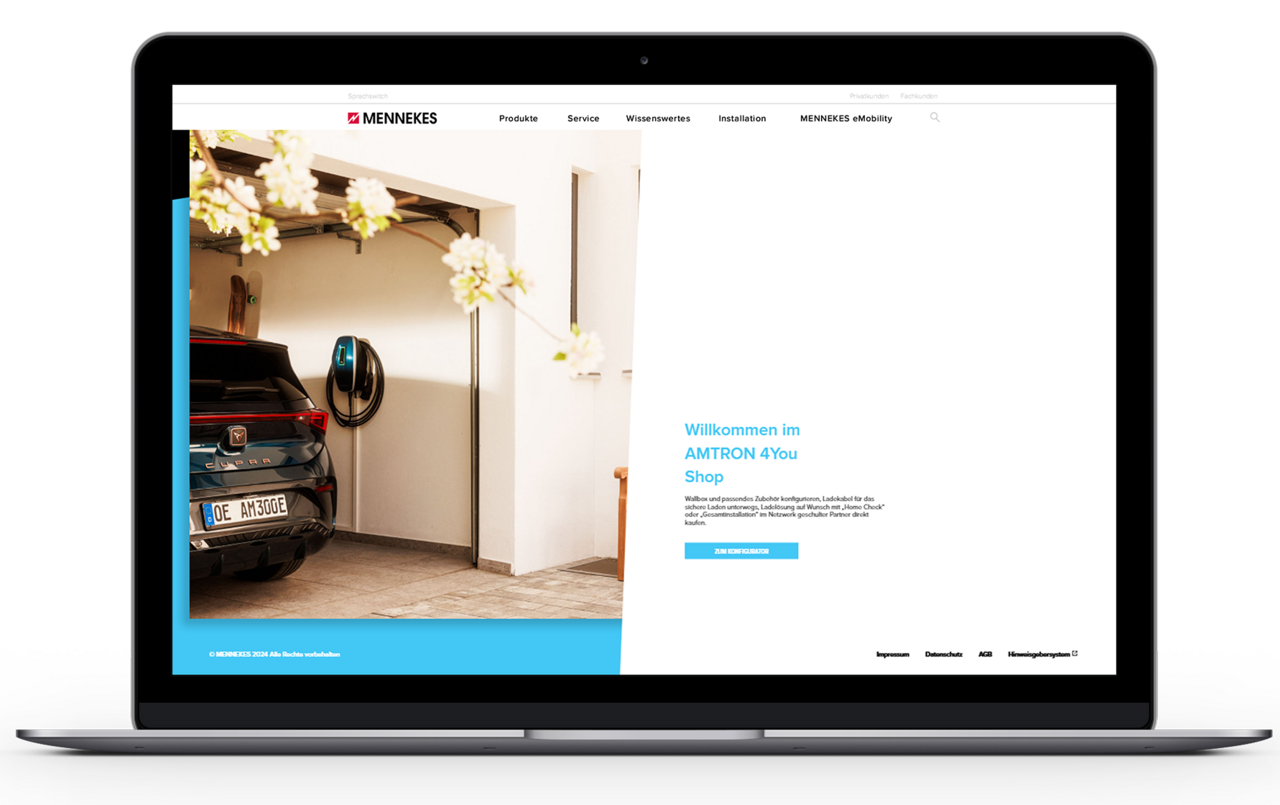 Der neue MENNEKES Online-Shop Der neue MENNEKES Online-Shop