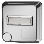 MENNEKES Presa da pannello Cepex SCHUKO® con spazio per etichetta, bianco alluminio 4574ME