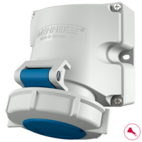 MENNEKES Socle de prise de courant saillie avec TwinCONTACT 9105