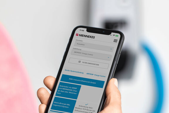 Kompatible HEMS zur MENNEKES Wallbox mit Solarfunktion