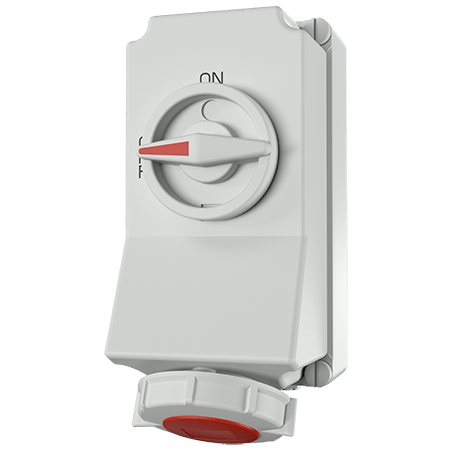 MENNEKES Socle de prise de courant saillie DUO 7307